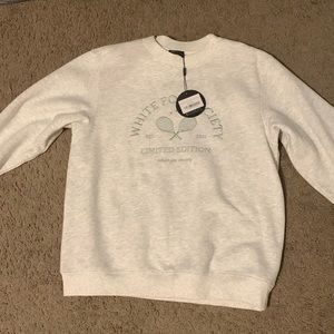 White fox boutique hoodie